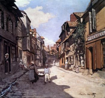Claude Oscar Monet : Rue De La Bavolle, Honfleur